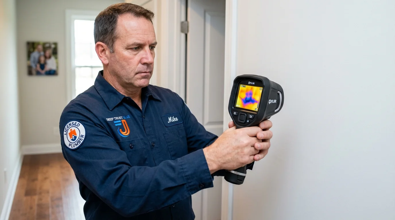 Thermal imaging leak detection by Johns Plumbing LLC in Moscow Mills